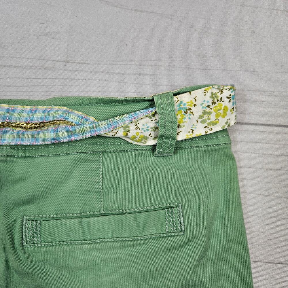 Y2k Aeropostale Bermuda Shorts Low-Rise Reversible Belt - Size 4 - Picture 4 of 8